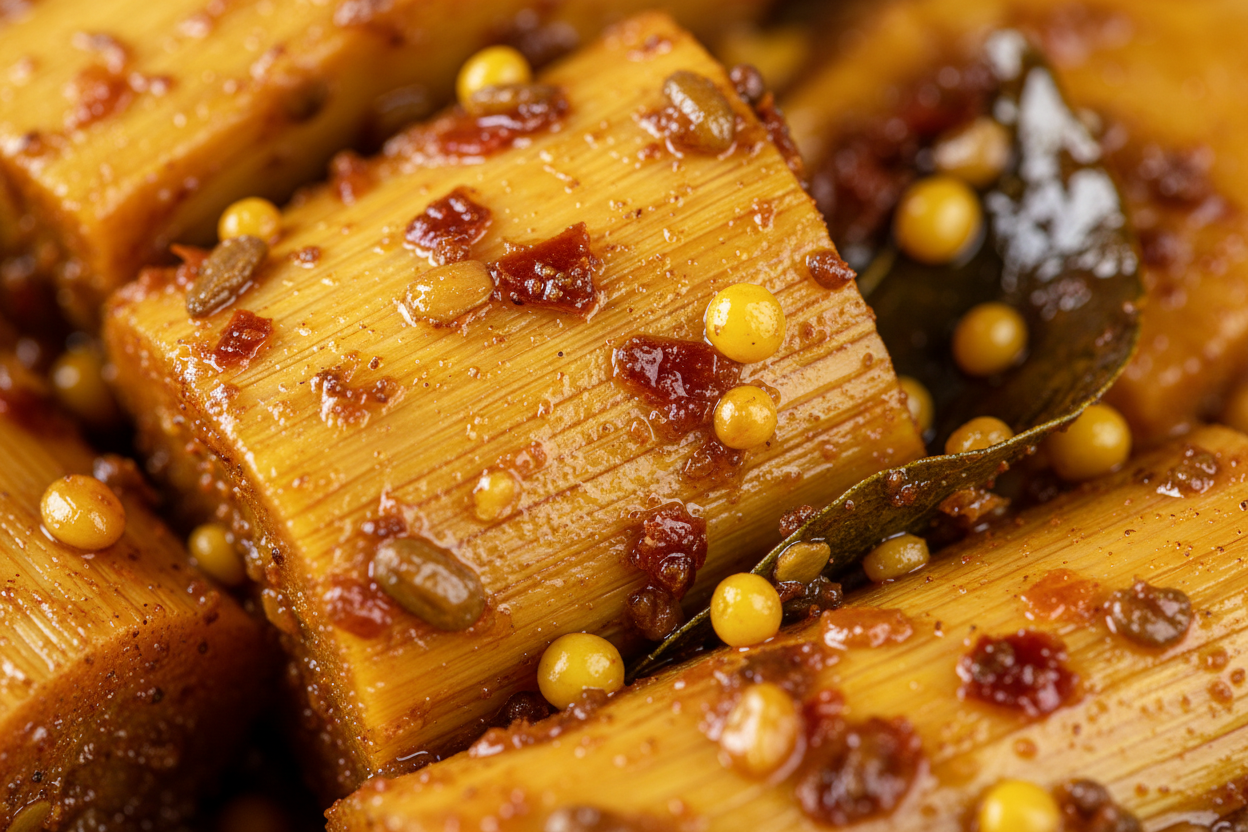 Bamboo Shoot Pickle – Traditional Kokan Style | Spicy & Tangy Achar