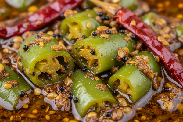 Green Chilli Pickle – Spicy Mirchi Achar | Traditional Homemade Style