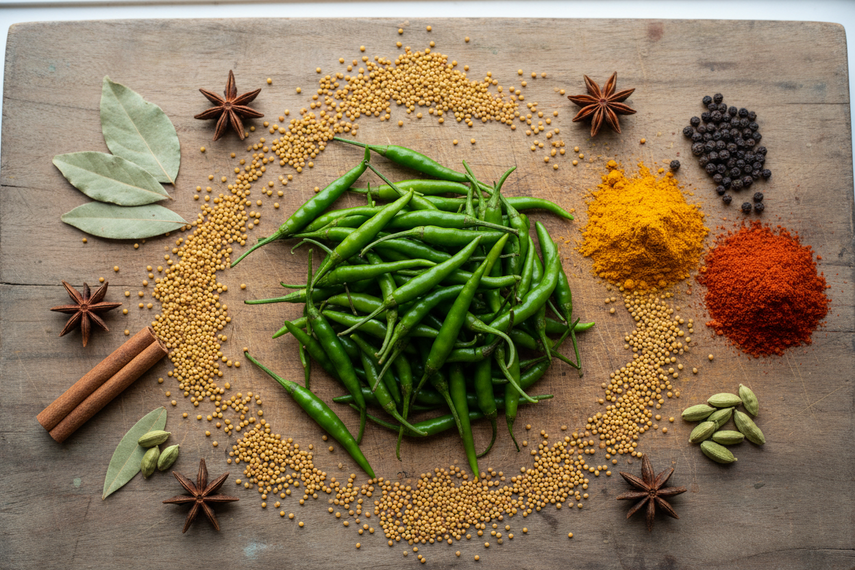 Green Chilli Pickle – Spicy Mirchi Achar | Traditional Homemade Style