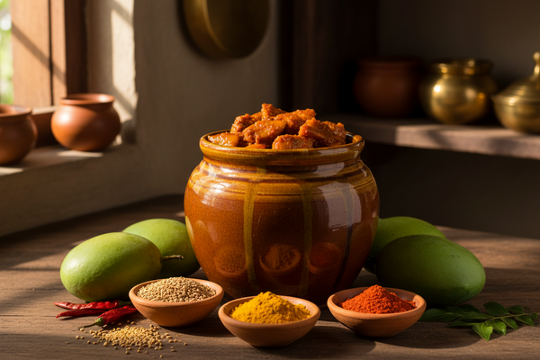 Traditional Mango Pickle – Spicy & Tangy Aam Achar | Homemade Style