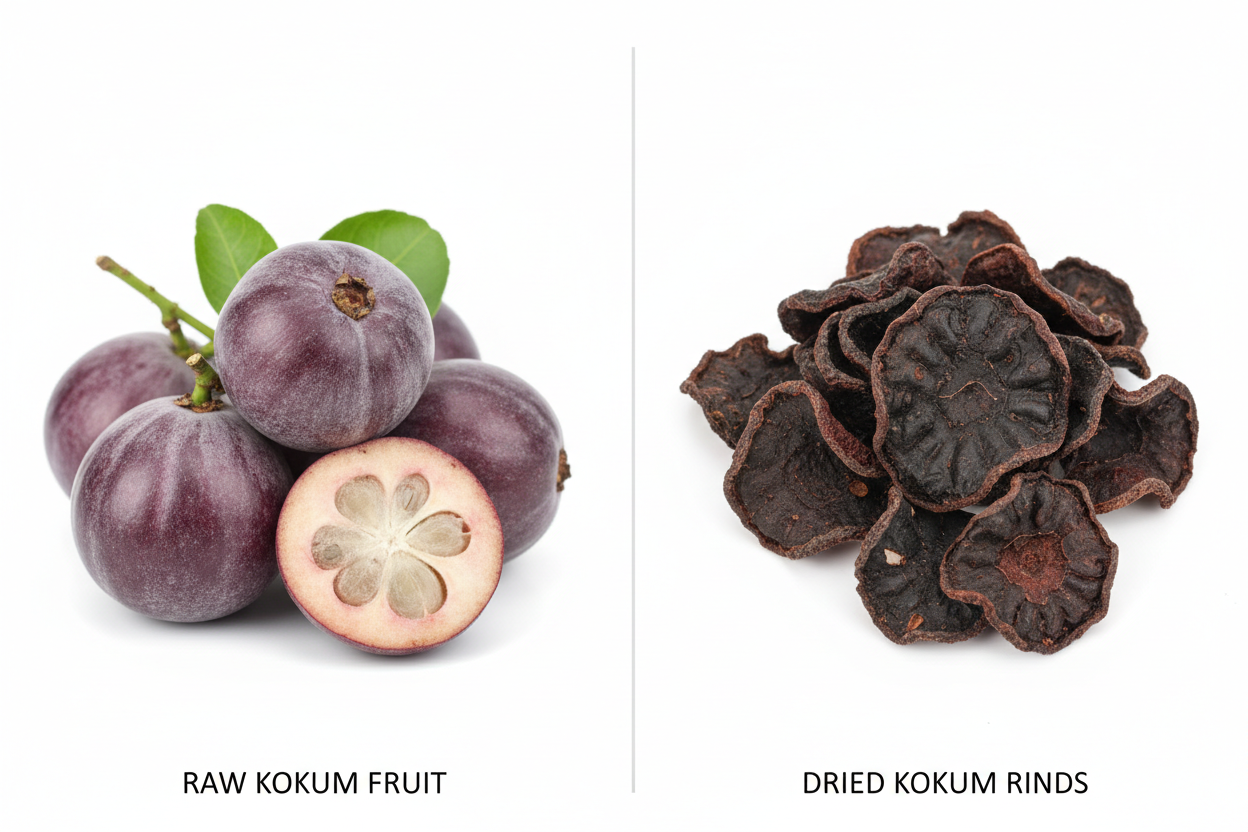 Premium Sun-Dried Kokum Rinds (Aamsul) - 100% Natural & Preservative Free